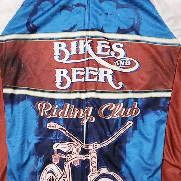 BIKES & BEER RIDING CLUB FULL ZIP SHORT SLEEVE JACKET - Picture 2 of 6
